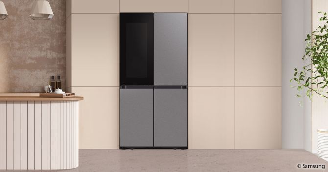 Samsung präsentiert Kühlschrank mit transparenter Tür und Bespoke Family Hub+