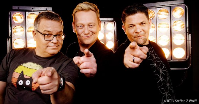 Drei gegen Einen: Elton, Knossi und Tim Mälzer mit neuer TV-Show
