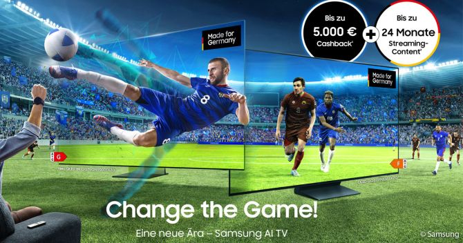 Samsung startet AI-TV-Kampagne für Sportbegeisterte