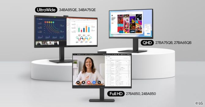  LG: Neue Business-Monitore mit 20 Modellen